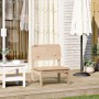 Silla de jardín de madera maciza de pino 60x52,5x72 cm de , Sillas de jardín - Ref: Foro24-859317, Precio: 56,89 €, Descuento: %
