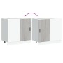 Mueble bajo para fregadero de madera ingeniería sonoma gris de , Armarios de cocina - Ref: Foro24-854294, Precio: 78,40 €, De...