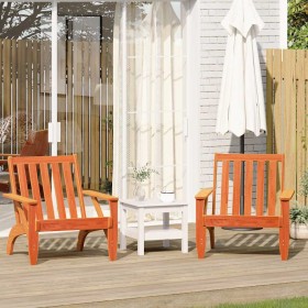 Sillas de jardín adirondack 2 uds marrón cera 75x77x77 cm de , Sillas de jardín - Ref: Foro24-859334, Precio: 149,10 €, Descu...