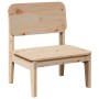 Sillas de jardín 2 uds madera maciza pino 60x52,5x72 cm de , Sillas de jardín - Ref: Foro24-859322, Precio: 98,95 €, Descuent...