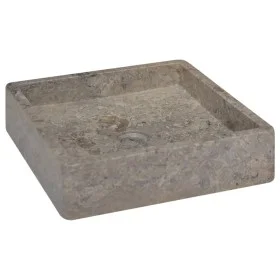 Lavabo gris mármol 40x40x10 cm de vidaXL, Lavabos - Ref: Foro24-149170, Precio: 112,01 €, Descuento: %