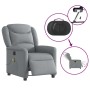 Sillón reclinable de masaje eléctrico tela gris claro de , Sillones - Ref: Foro24-3303184, Precio: 242,40 €, Descuento: %