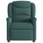 Sillón reclinable de masaje eléctrico tela verde oscuro de , Sillones - Ref: Foro24-3303190, Precio: 255,59 €, Descuento: %
