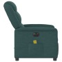 Sillón reclinable de masaje eléctrico tela verde oscuro de , Sillones - Ref: Foro24-3303190, Precio: 255,59 €, Descuento: %