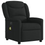 Sillón reclinable de masaje eléctrico tela negro de , Sillones - Ref: Foro24-3303186, Precio: 257,78 €, Descuento: %