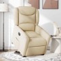 Sillón reclinable elevable de tela color crema de , Sillones - Ref: Foro24-3303202, Precio: 274,96 €, Descuento: %