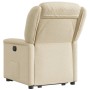 Sillón reclinable elevable de tela color crema de , Sillones - Ref: Foro24-3303202, Precio: 274,96 €, Descuento: %