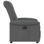 Sillón reclinable eléctrico de tela gris oscuro de , Sillones - Ref: Foro24-3303235, Precio: 237,24 €, Descuento: %