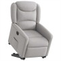 Sillón eléctrico reclinable elevable de tela gris nube de , Sillones - Ref: Foro24-3303223, Precio: 317,96 €, Descuento: %