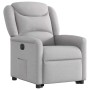 Sillón eléctrico reclinable elevable de tela gris nube de , Sillones - Ref: Foro24-3303223, Precio: 317,96 €, Descuento: %
