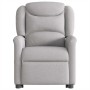 Sillón eléctrico reclinable elevable de tela gris nube de , Sillones - Ref: Foro24-3303223, Precio: 317,96 €, Descuento: %