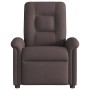 Sillón reclinable de masaje eléctrico tela marrón oscuro de , Sillones - Ref: Foro24-3303249, Precio: 261,32 €, Descuento: %