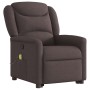 Silla de masaje reclinable de pie de tela marrón oscuro de , Sillones - Ref: Foro24-3303209, Precio: 272,38 €, Descuento: %