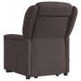 Silla de masaje reclinable de pie de tela marrón oscuro de , Sillones - Ref: Foro24-3303209, Precio: 272,38 €, Descuento: %