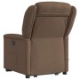 Sillón de masaje eléctrico reclinable elevable tela marrón de , Sillones - Ref: Foro24-3303228, Precio: 322,91 €, Descuento: %