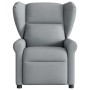 Sillón reclinable de masaje eléctrico tela gris claro de , Sillones - Ref: Foro24-3303364, Precio: 258,19 €, Descuento: %