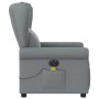 Sillón reclinable de masaje eléctrico tela gris claro de , Sillones - Ref: Foro24-3303364, Precio: 258,19 €, Descuento: %