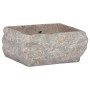 Lavabo gris mármol 30x30x13 cm de vidaXL, Lavabos - Ref: Foro24-149176, Precio: 143,23 €, Descuento: %