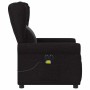 Sillón reclinable de masaje eléctrico tela negro de , Sillones - Ref: Foro24-3303366, Precio: 259,24 €, Descuento: %