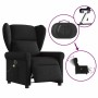 Sillón reclinable de masaje eléctrico tela negro de , Sillones - Ref: Foro24-3303366, Precio: 259,24 €, Descuento: %