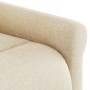 Sillón reclinable de masaje eléctrico tela color crema de , Sillones - Ref: Foro24-3303372, Precio: 272,19 €, Descuento: %