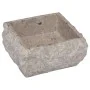 Lavabo gris mármol 30x30x13 cm de vidaXL, Lavabos - Ref: Foro24-149176, Precio: 140,37 €, Descuento: %