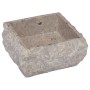 Lavabo gris mármol 30x30x13 cm de vidaXL, Lavabos - Ref: Foro24-149176, Precio: 143,23 €, Descuento: %