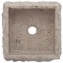 Lavabo gris mármol 30x30x13 cm de vidaXL, Lavabos - Ref: Foro24-149176, Precio: 140,37 €, Descuento: %