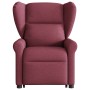 Sillón reclinable de masaje elevable tela rojo tinto de , Sillones - Ref: Foro24-3303387, Precio: 308,33 €, Descuento: %