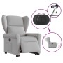 Sillón eléctrico reclinable elevable de tela gris nube de , Sillones - Ref: Foro24-3303403, Precio: 324,11 €, Descuento: %