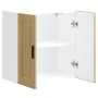 Mueble de pared cocina madera contrachapada Porto roble sonoma de , Armarios de cocina - Ref: Foro24-854060, Precio: 59,79 €,...