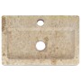 Lavabo de pared mármol crema 38x24x6,5 cm de vidaXL, Lavabos - Ref: Foro24-149186, Precio: 127,66 €, Descuento: %