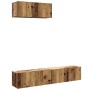 Conjunto de mueble de TV 3 piezas montado la pared madera vieja de , Muebles TV - Ref: Foro24-3329003, Precio: 131,88 €, Desc...