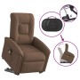 Silla de masaje reclinable de pie de tela marrón de , Sillones - Ref: Foro24-3303268, Precio: 292,72 €, Descuento: %