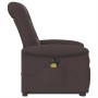 Sillón masaje eléctrico reclinable elevable tela marrón oscuro de , Sillones - Ref: Foro24-3303289, Precio: 344,87 €, Descuen...