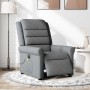 Sillón reclinable de masaje eléctrico tela gris oscuro de , Sillones - Ref: Foro24-3303305, Precio: 245,03 €, Descuento: %