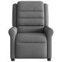 Sillón reclinable de masaje eléctrico tela gris oscuro de , Sillones - Ref: Foro24-3303305, Precio: 245,03 €, Descuento: %