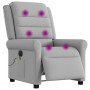Sillón reclinable de masaje eléctrico tela gris nube de , Sillones - Ref: Foro24-3303313, Precio: 244,32 €, Descuento: %