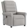 Sillón reclinable de masaje eléctrico tela gris nube de , Sillones - Ref: Foro24-3303313, Precio: 244,32 €, Descuento: %