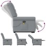 Sillón de masaje reclinable de pie de tela gris claro de , Sillones - Ref: Foro24-3303324, Precio: 283,91 €, Descuento: %