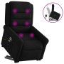 Sillón reclinable de masaje elevable tela negro de , Sillones - Ref: Foro24-3303326, Precio: 296,39 €, Descuento: %