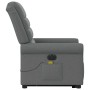 Sillón de masaje eléctrico reclinable elevable tela gris oscuro de , Sillones - Ref: Foro24-3303345, Precio: 312,28 €, Descue...