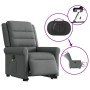 Sillón de masaje eléctrico reclinable elevable tela gris oscuro de , Sillones - Ref: Foro24-3303345, Precio: 312,28 €, Descue...