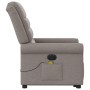 Sillón de masaje eléctrico reclinable elevable tela taupé de , Sillones - Ref: Foro24-3303351, Precio: 342,42 €, Descuento: %