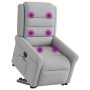 Sillón de masaje eléctrico reclinable elevable tela gris nube de , Sillones - Ref: Foro24-3303353, Precio: 324,06 €, Descuent...