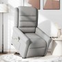 Sillón de masaje eléctrico reclinable elevable tela gris nube de , Sillones - Ref: Foro24-3303353, Precio: 324,06 €, Descuent...