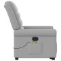 Sillón de masaje eléctrico reclinable elevable tela gris nube de , Sillones - Ref: Foro24-3303353, Precio: 324,06 €, Descuent...