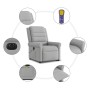 Sillón de masaje eléctrico reclinable elevable tela gris nube de , Sillones - Ref: Foro24-3303353, Precio: 324,06 €, Descuent...