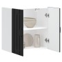 Armario de pared de cocina Lucca madera ingeniería negra de , Armarios de cocina - Ref: Foro24-853818, Precio: 55,54 €, Descu...