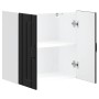 Armario de pared de cocina Lucca madera ingeniería negra de , Armarios de cocina - Ref: Foro24-853818, Precio: 55,54 €, Descu...